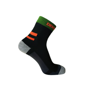 Running Sock Black/Blaze Orange
